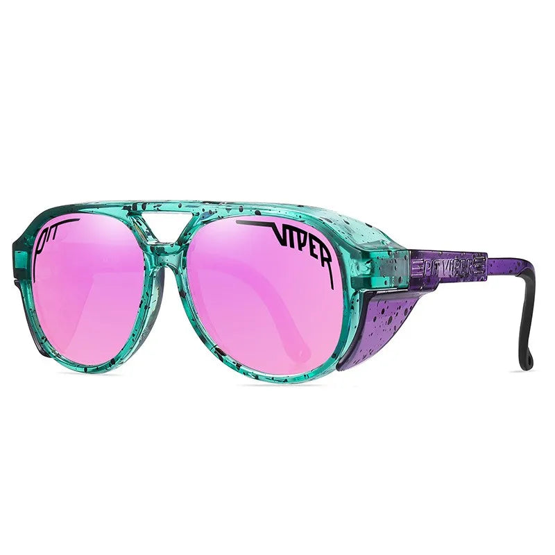 Adult PIT VIPER Steampunk Sunglasses Men Women Steam Punk Eyewear Vintage Baseball Softball Sun Glasses UV400 Retro Goggles